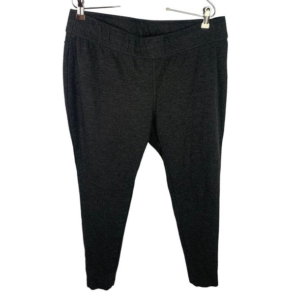Lauren Ralph Lauren Gray X Large XL Womens Pull On Pants Leggings Stretchy - Picture 1 of 3